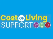 Cost of living support logo.